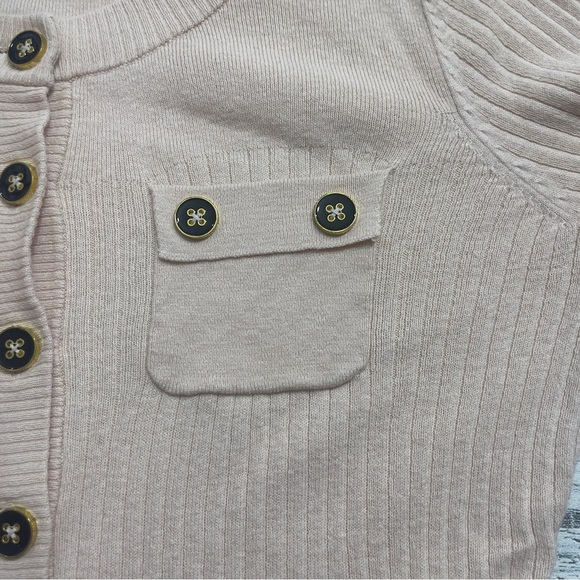 CAbi Blush Pink Cashmere Blend Cardigan Style 494 Small - Picture 2 of 10